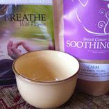 Organic Calm Tea & Breathing CD For Breast Cancer Gift Set